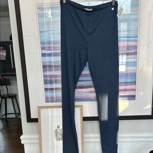 Lucky Brand Size SBlue Button-Up Lounge Pants